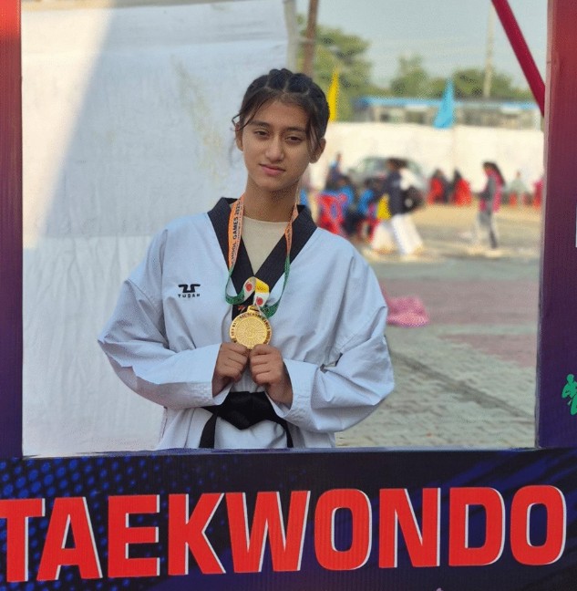 69वीं अंडर–19 बालिका राष्ट्रीय ताइक्वांडो चैम्पियनशिप में आस्था जोशी ने रचा इतिहास